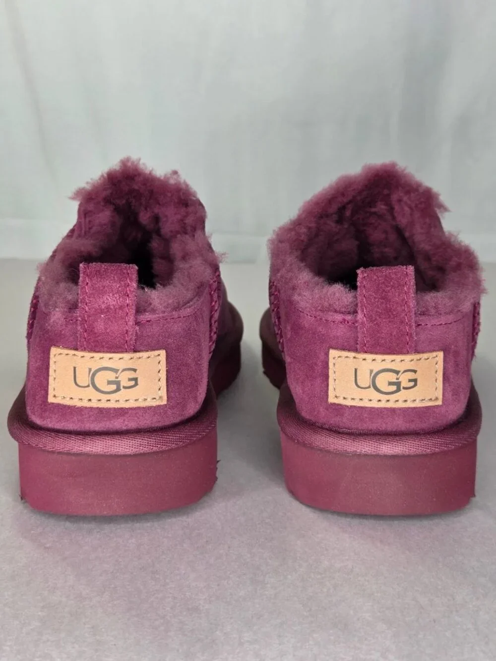 UGG Classic Micro Purple Pull Tab Booties 6 M